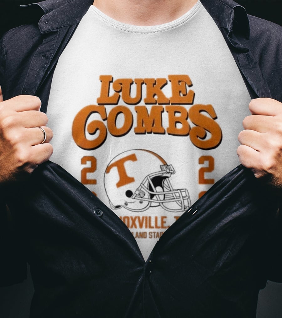Luke Combs Tennessee Volunteers Knoxville Concert 2026 Stadium Tour T-Shirt