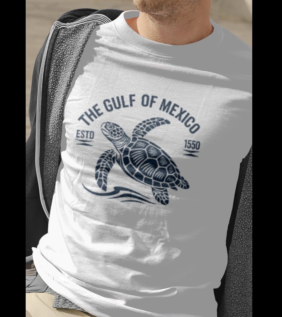 The Gulf Of Mexico Estd 1550 Sea Turtle T-Shirt