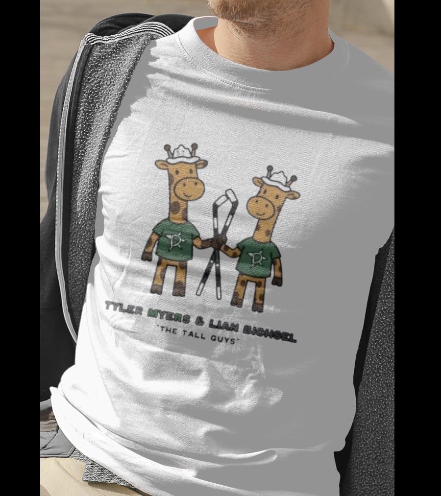 Tyler Myers Lian Bichsel The Tall Guys Giraffe T-Shirt