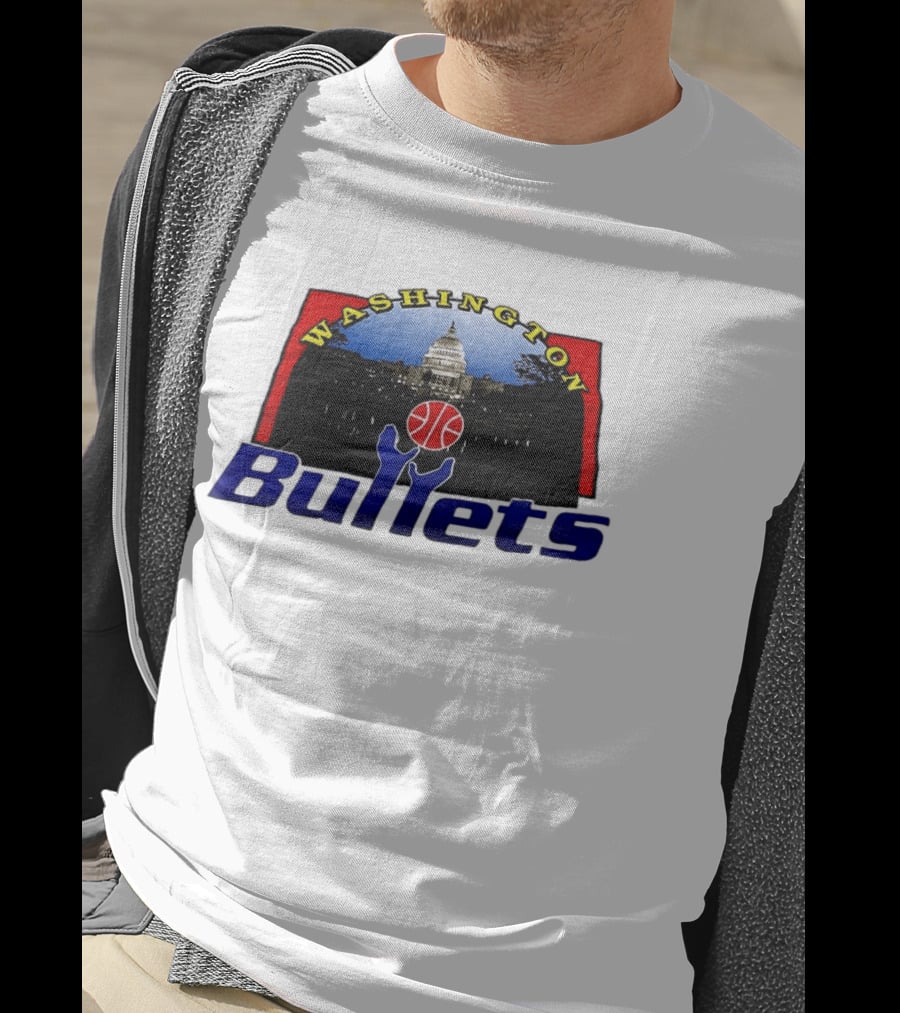 Washington Bullets Capitol Basketball T-Shirt