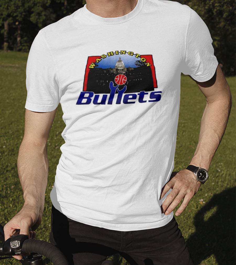 Washington Bullets Capitol Basketball T-Shirt