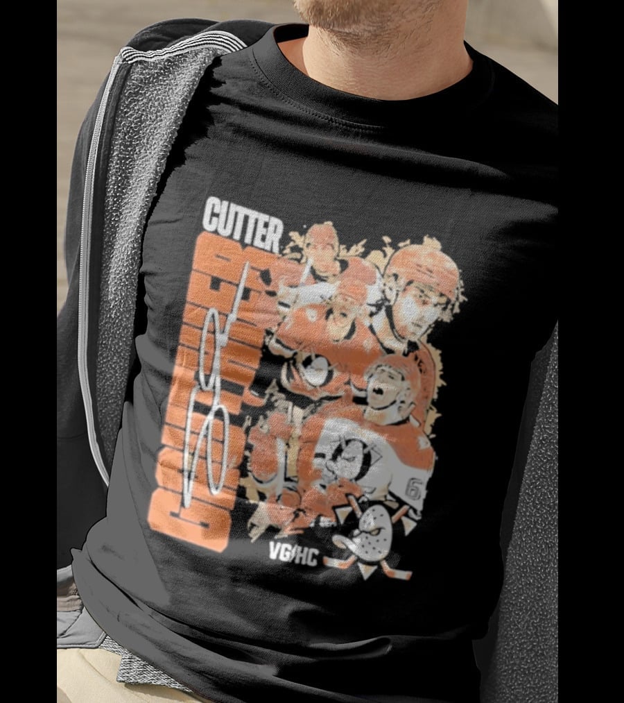 Anaheim Ducks Cutter The Sniper Hockey Collage 2026 T-Shirt
