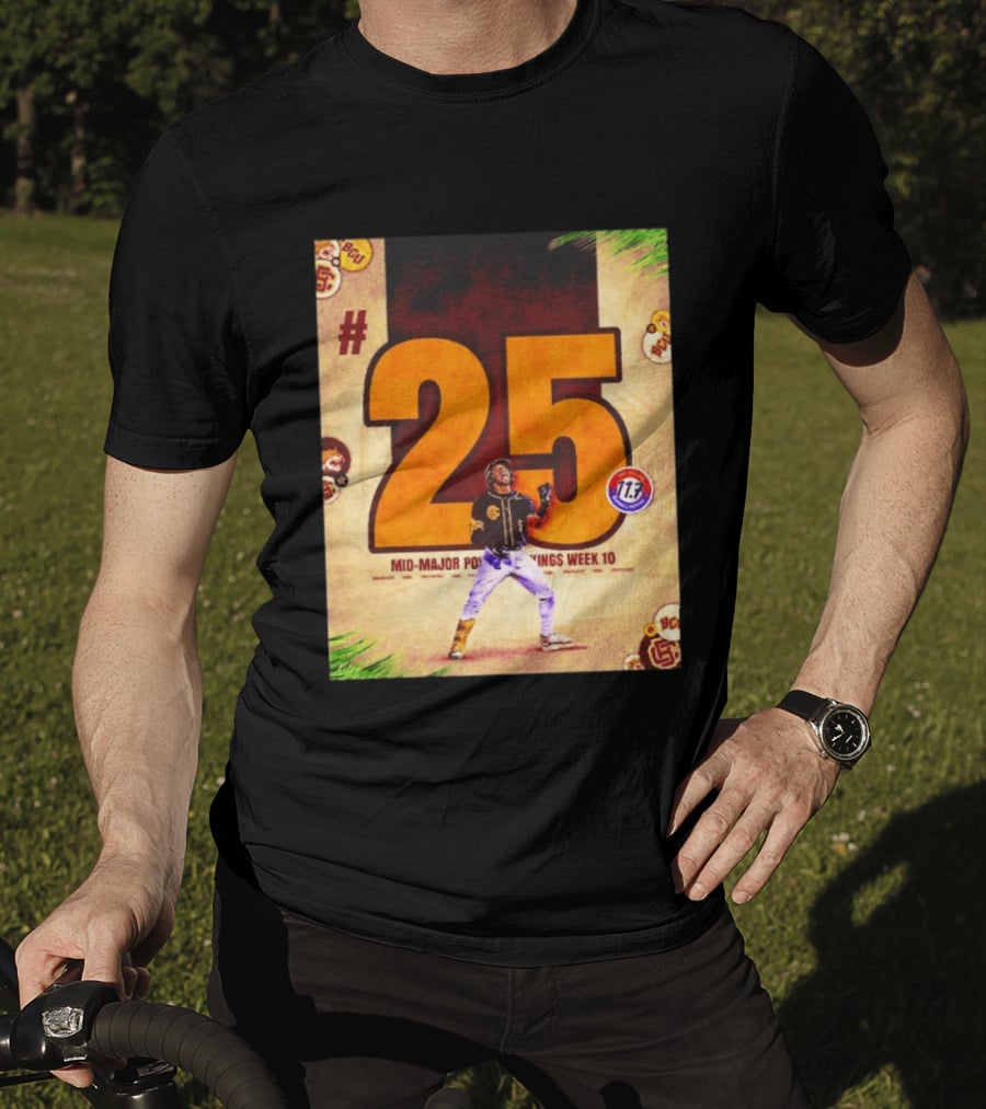 #25 Mid Major Power Rankings Week 10 Bethune Cookman Wildcats T-Shirt