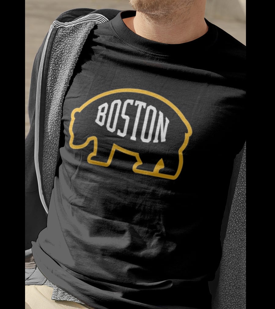 Boston Pros Bruins Standing Bear '47 Core T-Shirt