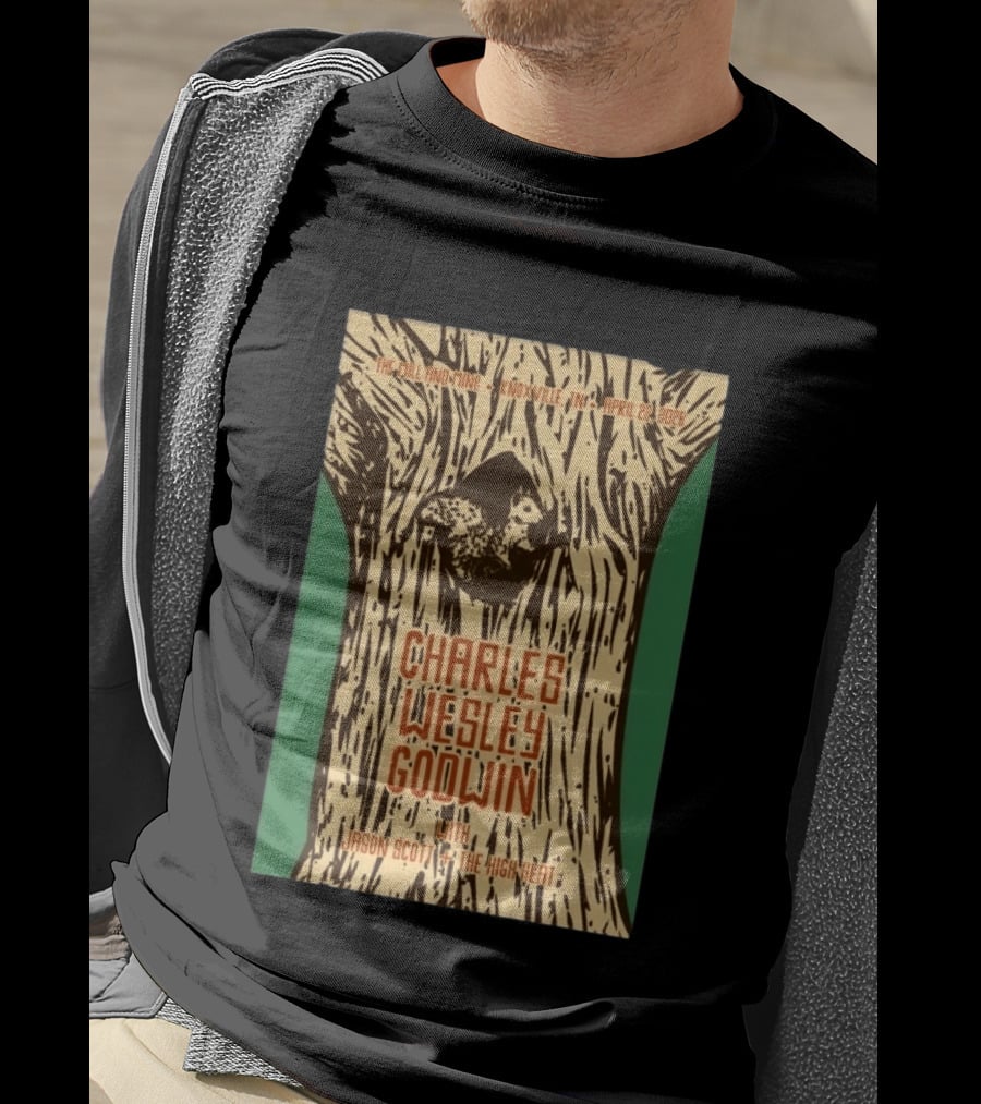 Charles Wesley Godwin Knoxville April 22 2026 With Jason Scott And The High Heat T-Shirt