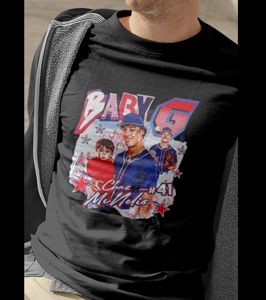 Chaz McNelis 41 Baby G Arizona Wildcats Baseball Stars T-Shirt