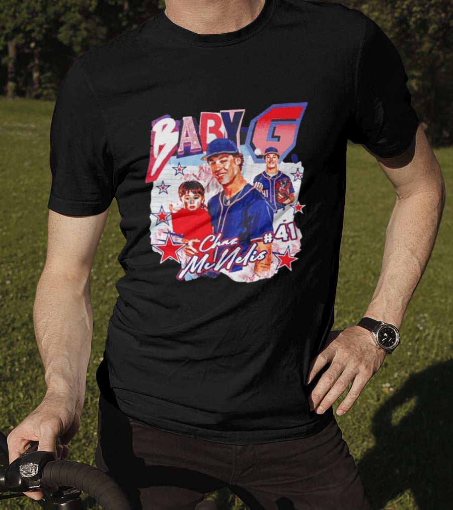 Chaz McNelis 41 Baby G Arizona Wildcats Baseball Stars T-Shirt