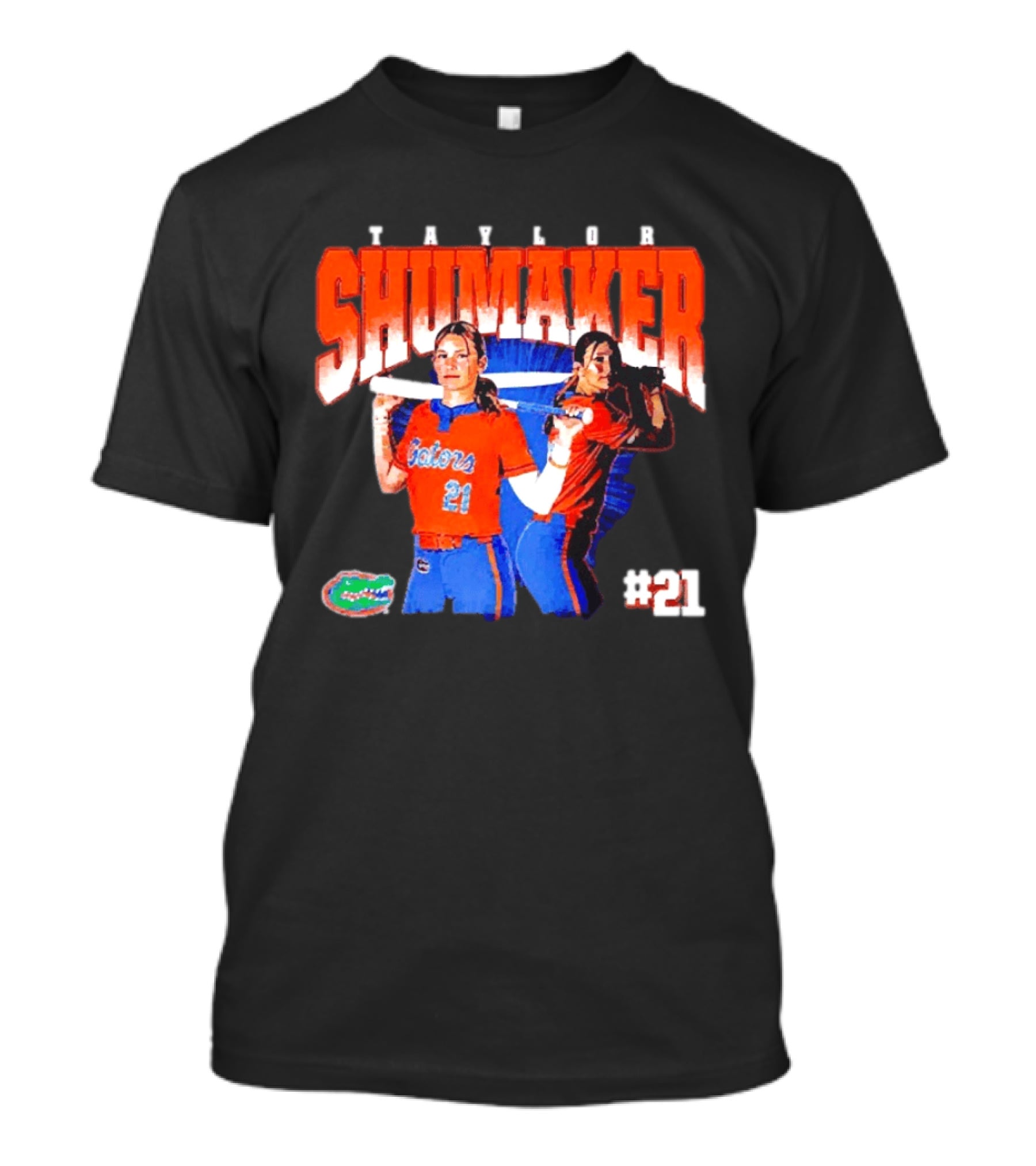 Florida Gators Softball Taylor Shumaker 21 NCAA Player Fan T-Shirt