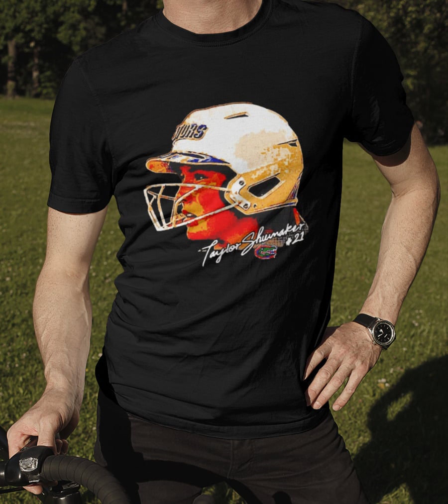 Taylor Shumaker Florida Gators Softball Big Head #21 T-Shirt