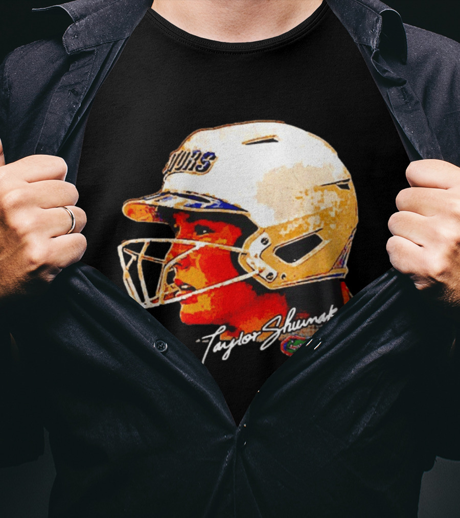 Taylor Shumaker Florida Gators Softball Big Head #21 T-Shirt