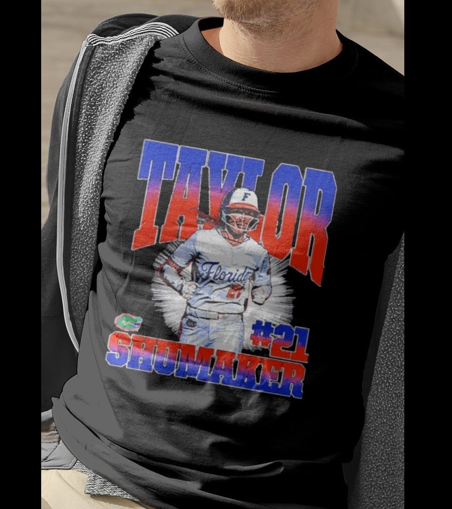 Florida Gators Taylor Shumaker NCAA Softball #21 T-Shirt