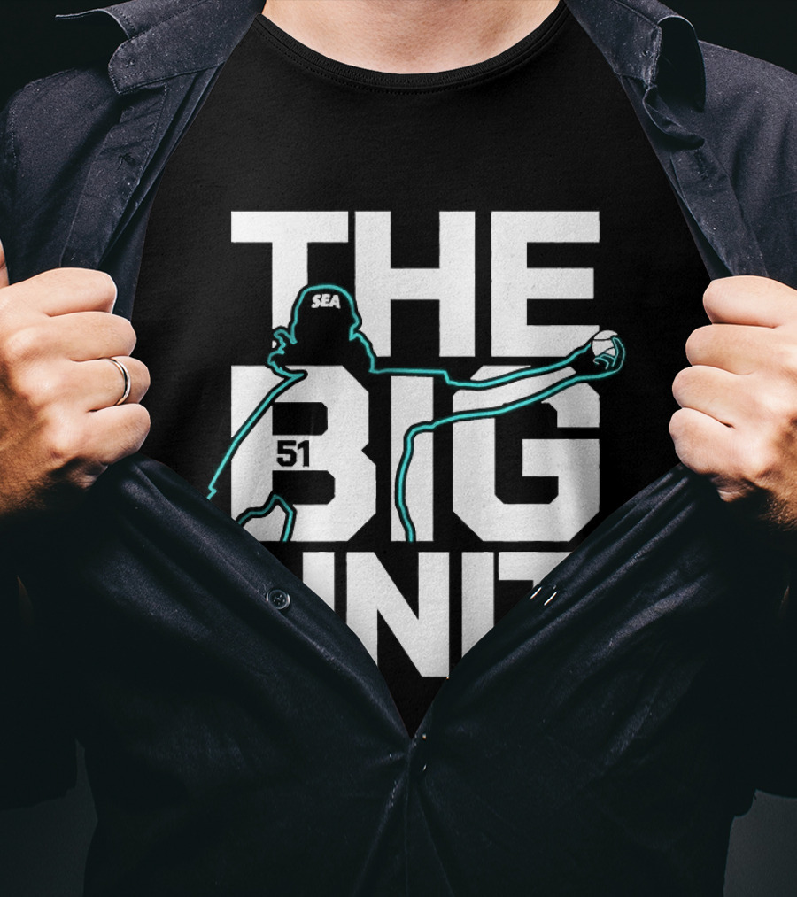 The Big Unit Randy Johnson Seattle Mariners Baseball Pitcher T-Shirt