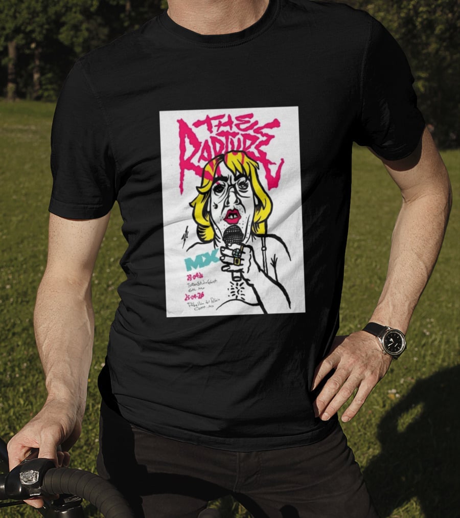 The Rapture 2026 México Tour Art MDX April 23 25 Live Performance T-Shirt