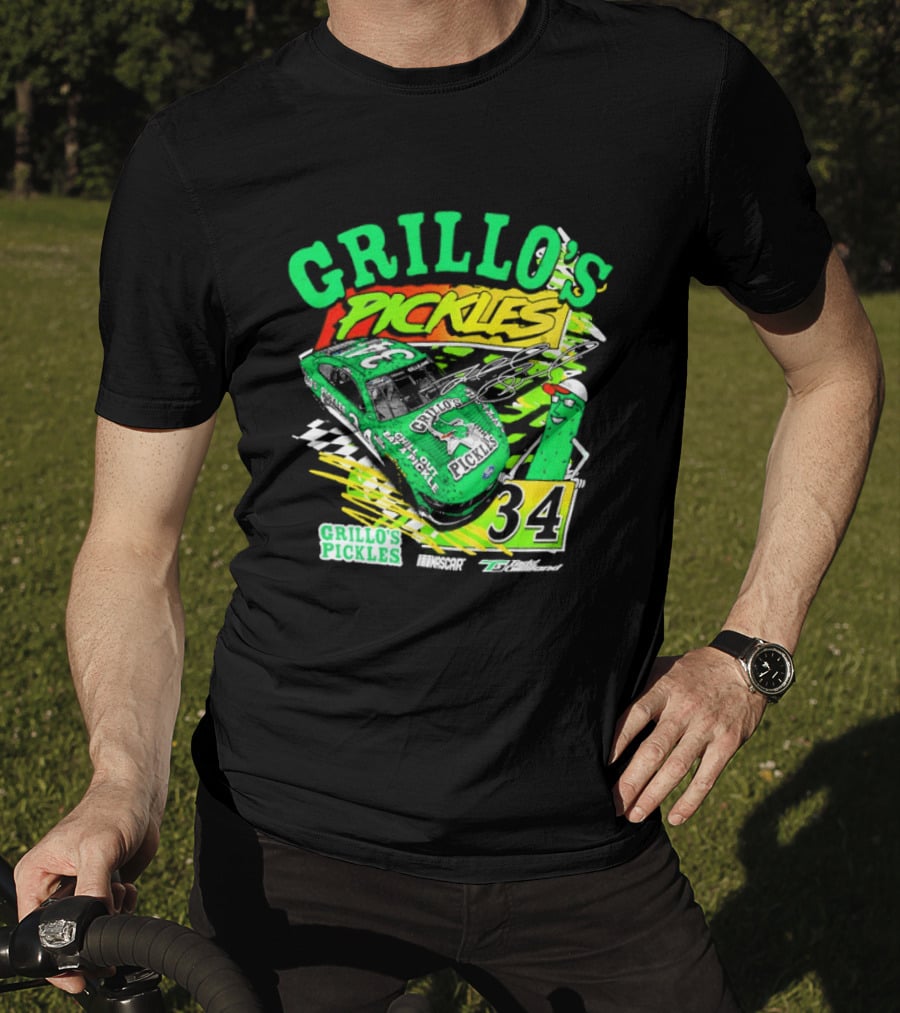 Grillo's Pickles Race Car Todd Gilliland Front Row Motorsports #34 T-Shirt