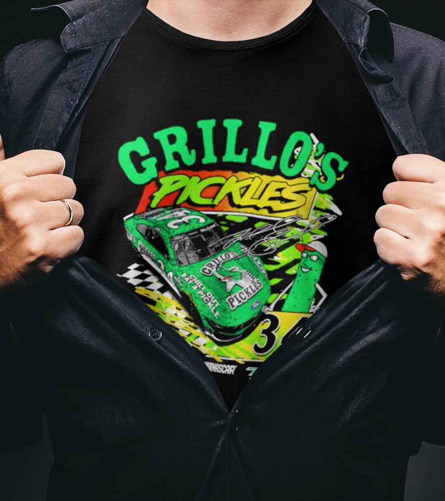 Grillo's Pickles Race Car Todd Gilliland Front Row Motorsports #34 T-Shirt
