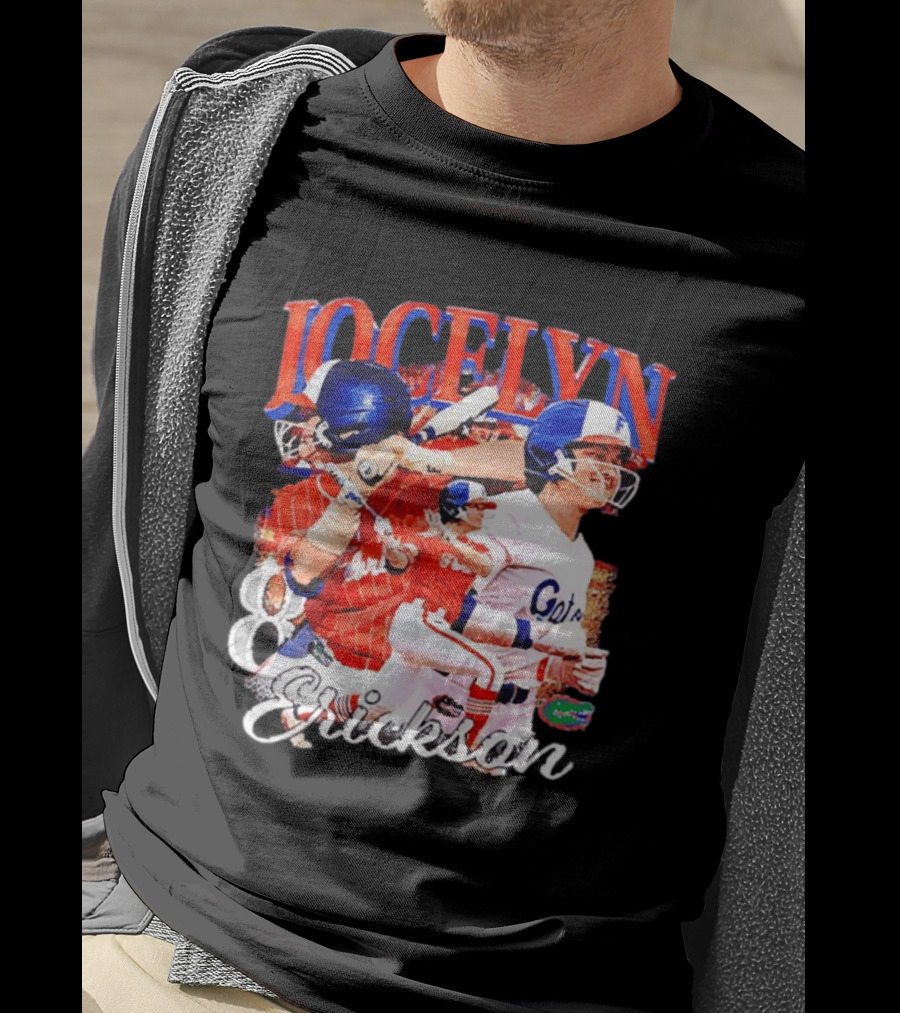Jocelyn Erickson Florida Gators Softball Player Collage T-Shirt