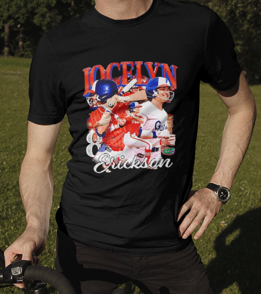 Jocelyn Erickson Florida Gators Softball Player Collage T-Shirt