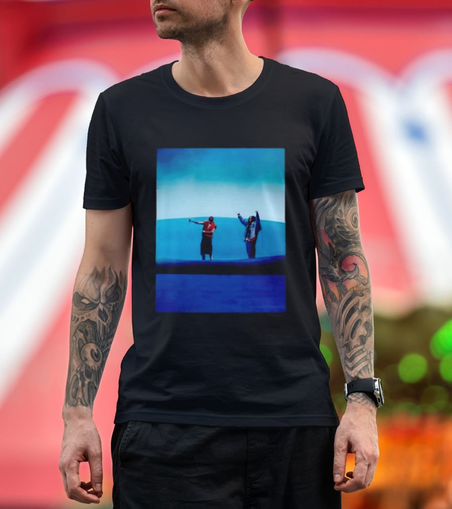 Justin Bieber Solána Imani Rowe Coachella 2026 Blue Stage Performance T-Shirt