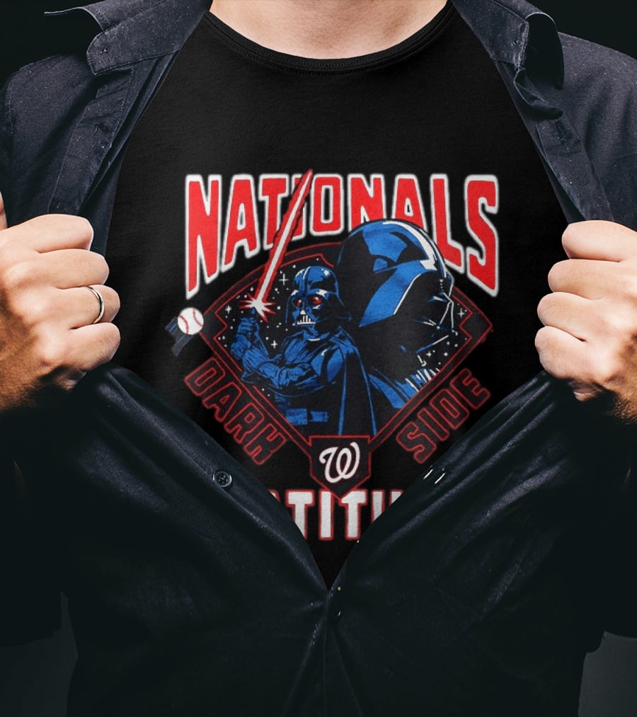 Nationals Natitude Dark Side Darth Vader Star Wars T-Shirt