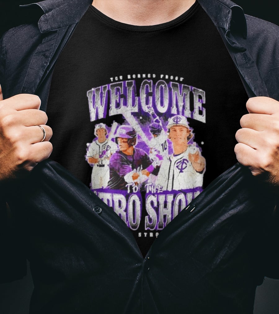 TCU Horned Frogs Welcome To The Stro Show Sawyer Strosnider T-Shirt