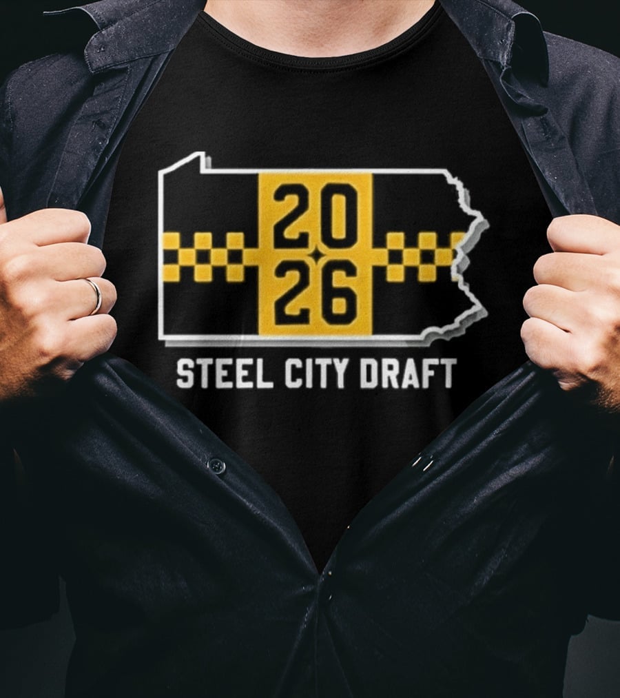 Steel City Draft 2026 Pittsburgh Pennsylvania Host City Pittsburgh Pirates MLB T-Shirt