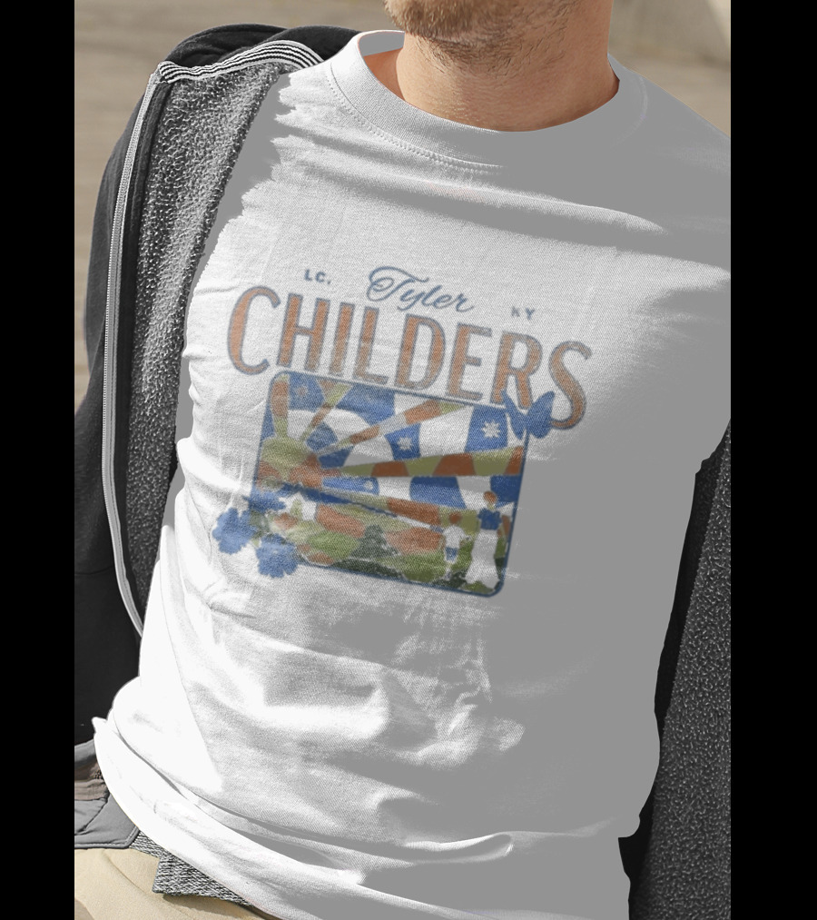 Tyler Childers Sunlit Stained Glass Old Country Church T-Shirt