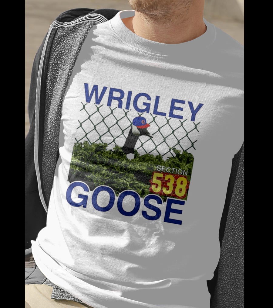 Wrigley Goose Section 538 Chicago Cubs MLB T-Shirt