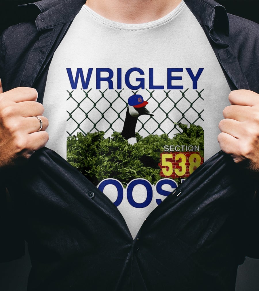Wrigley Goose Section 538 Chicago Cubs MLB T-Shirt