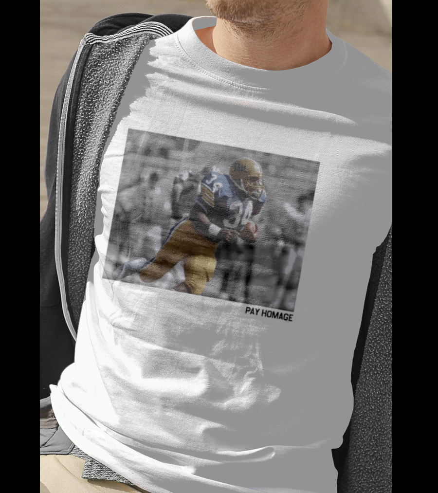 Pitt Panthers Craig Ironhead Heyward Pay Homage Sports Legend 34 T-Shirt