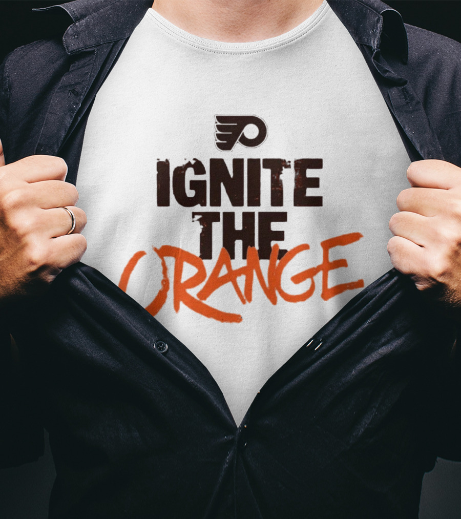 Flyers Ignite The Orange Enthusiasm T-Shirt