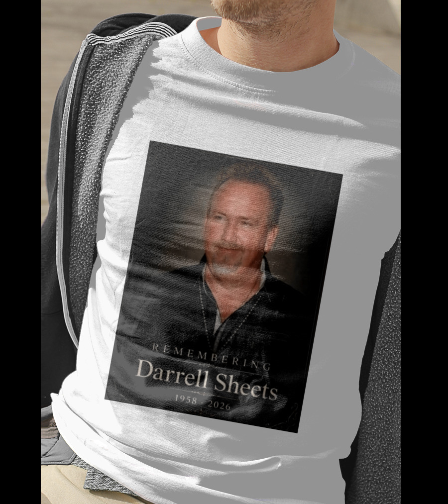 Remembering Darrell Sheets 1958 2026 Memorial T-Shirt