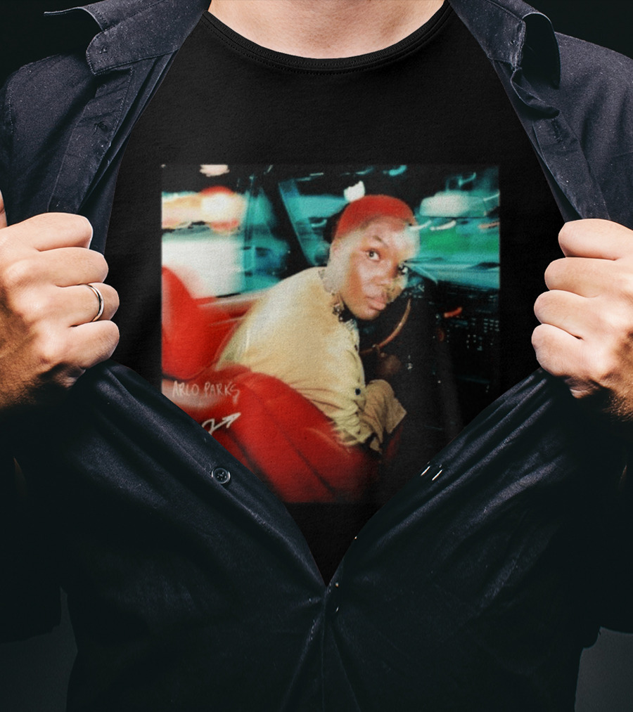 Arlo Parks Ambiguous Desire Heart Signature Vibrant Driving Scene T-Shirt