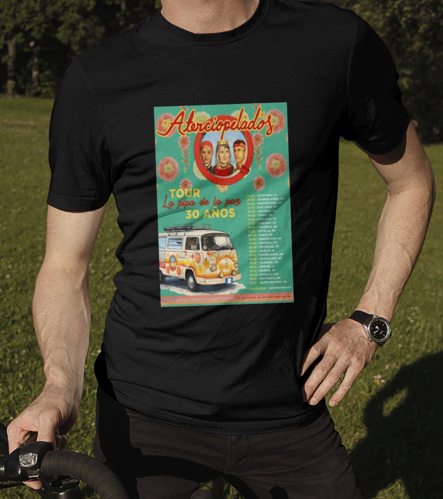 Aterciopelados Tour La Pipa De La Paz 30 Años 2026 Concert Dates And Locations T-Shirt