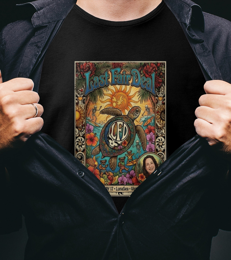 Last Fair Deal Virginia Beach LunaSea Turtle LFD May 17 2026 Benefit For Jada Bean T-Shirt