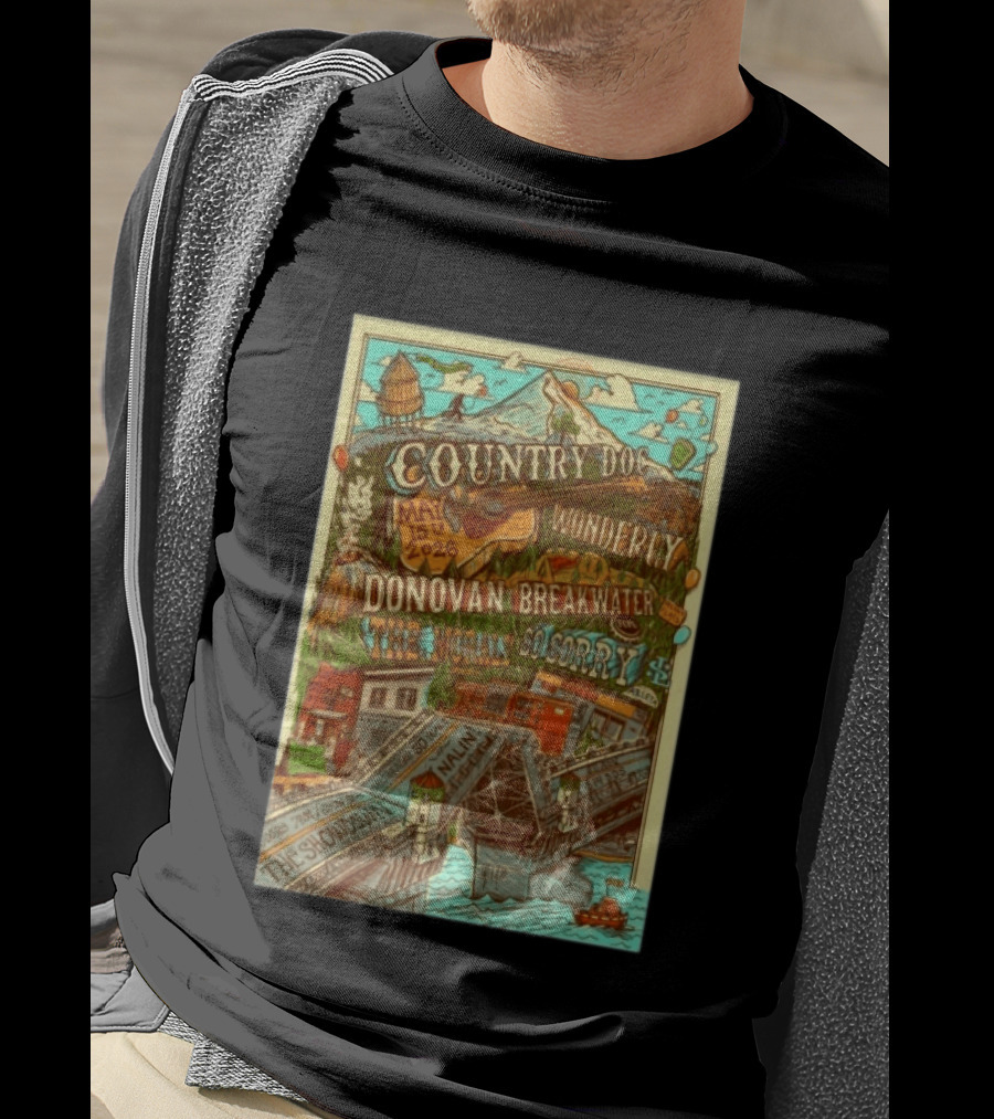 Country Doc May 15 2026 Portland OR Wonderly Donovan Breakwater 4 Solo Sorry The Showman T-Shirt