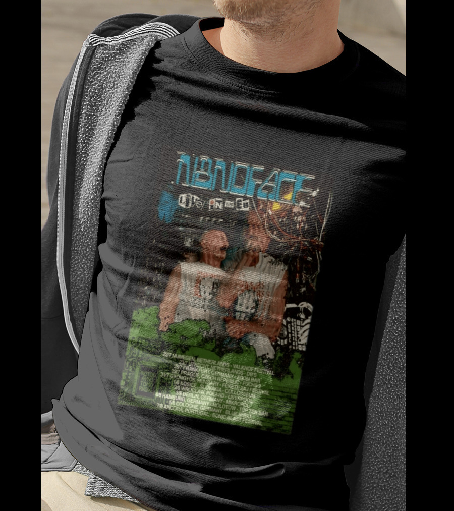 N8NOFACE Live In The EU Tour 2026 Valkhof Utrecht 2000 Leipzig Fekete Zaj Fusaichi Prague Liverpool Slovakia Portugal T-Shirt