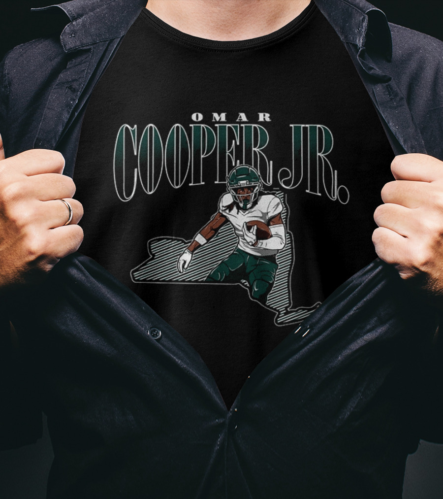 Omar Cooper Jr New York Football 2026 Draft Player T-Shirt