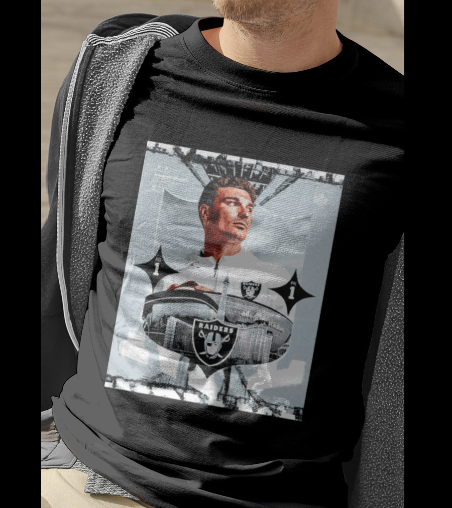 Fernando Mendoza Raiders Allegiant Stadium RD 1 PK 1 T-Shirt