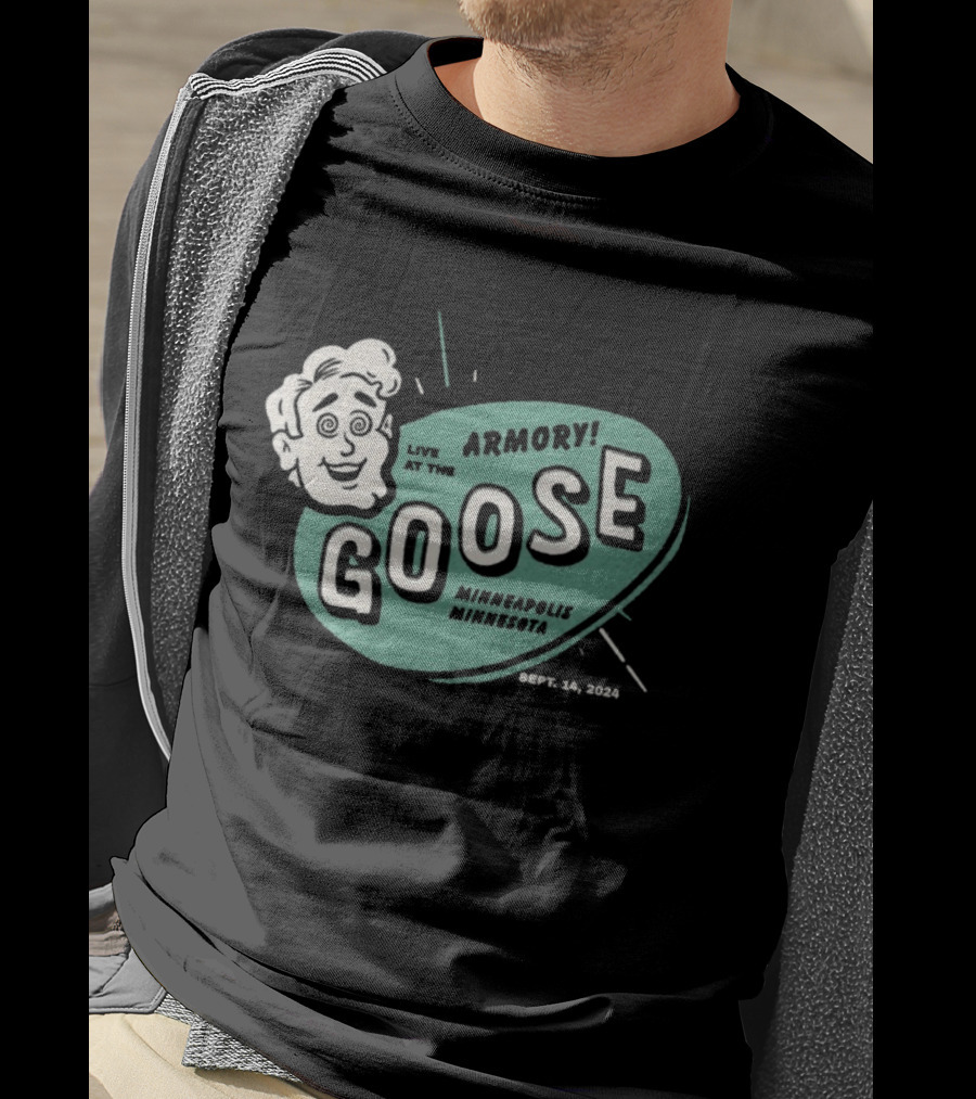 Live At The Armory Goose Minneapolis Minnesota Sept 14 2024 Event T-Shirt