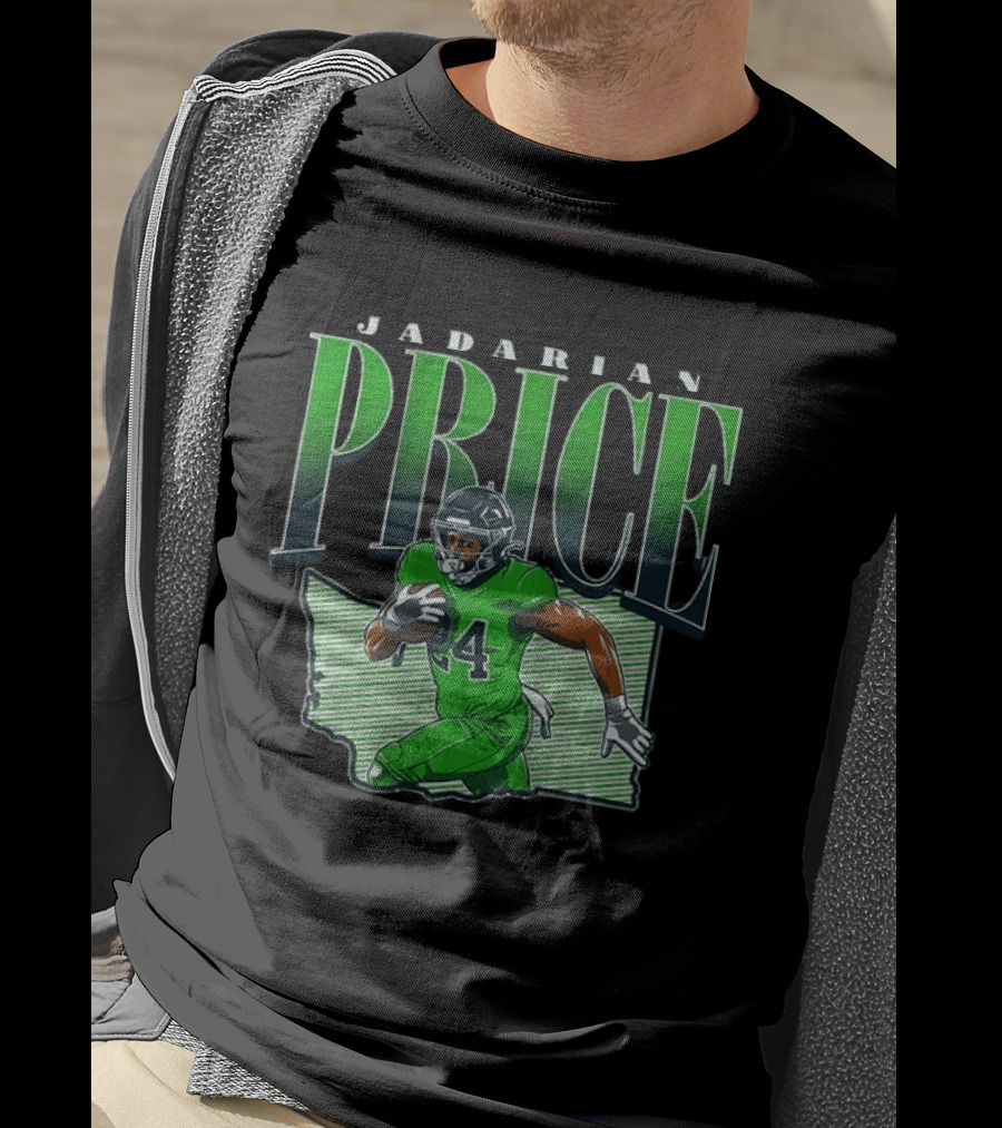 Jadarian Price Seattle Football 2026 Draft Prospect Player T-Shirt