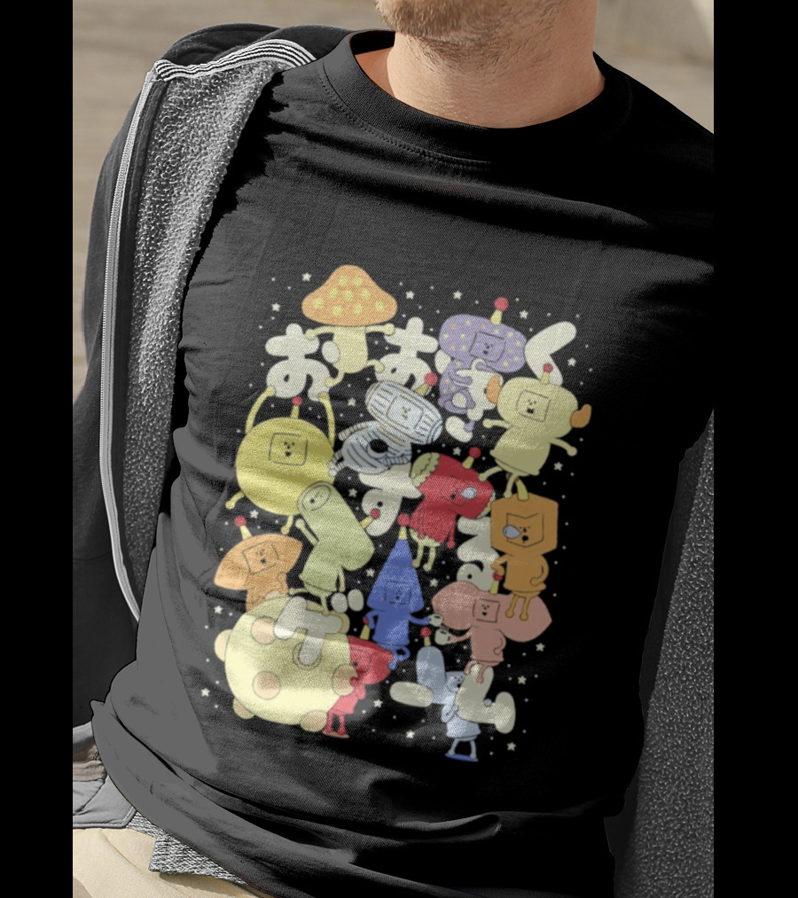 Katamari Damacy Colorful Stellar Cousins Collection T-Shirt