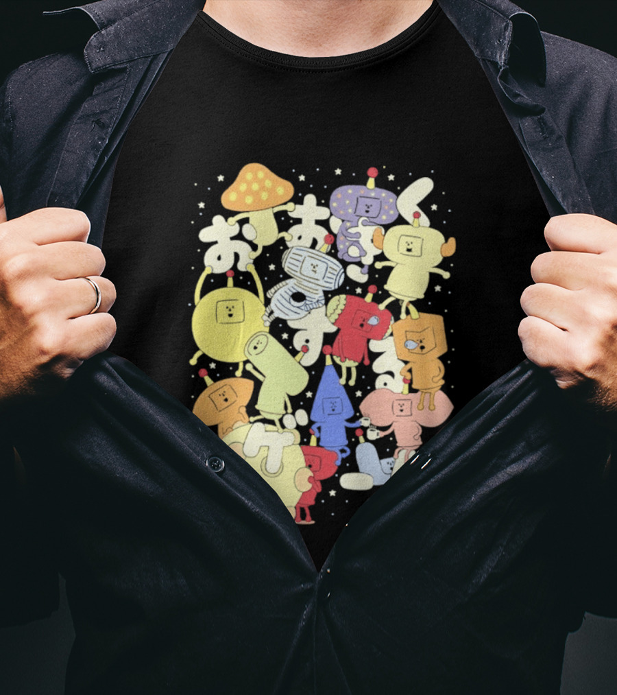 Katamari Damacy Colorful Stellar Cousins Collection T-Shirt