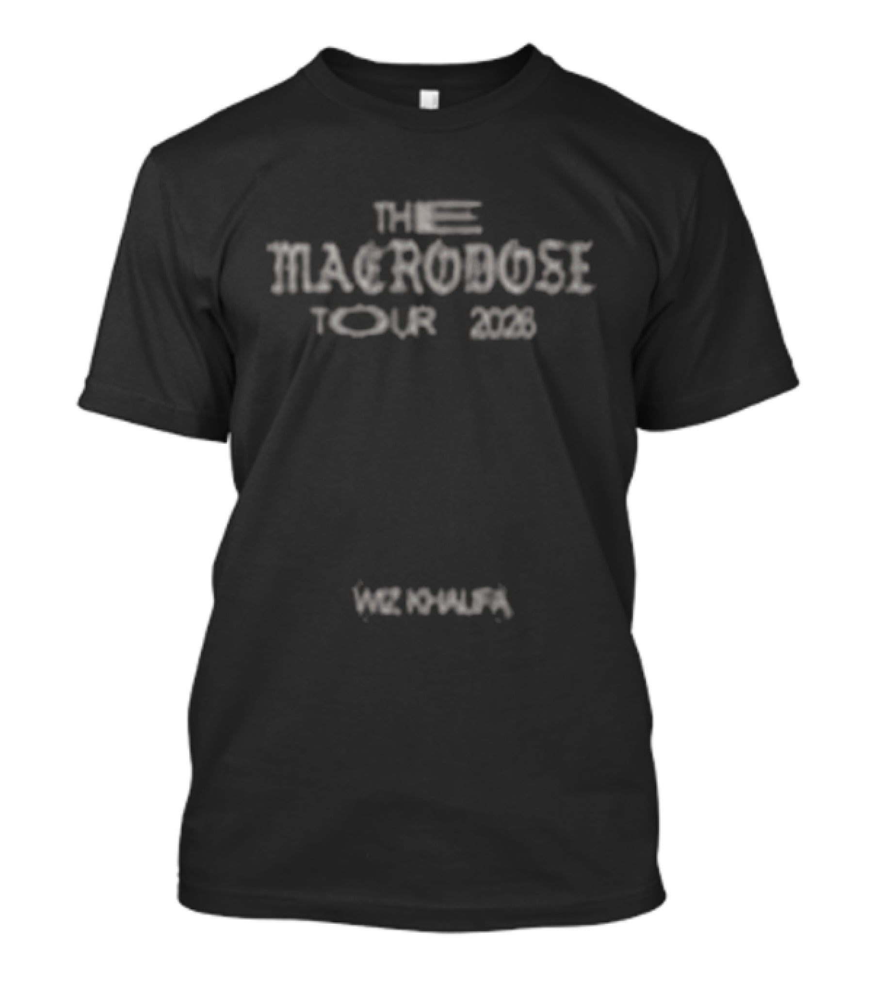 The Macrodose Tour 2023 Wiz Khalifa Seeing Eye Leaf T-Shirt