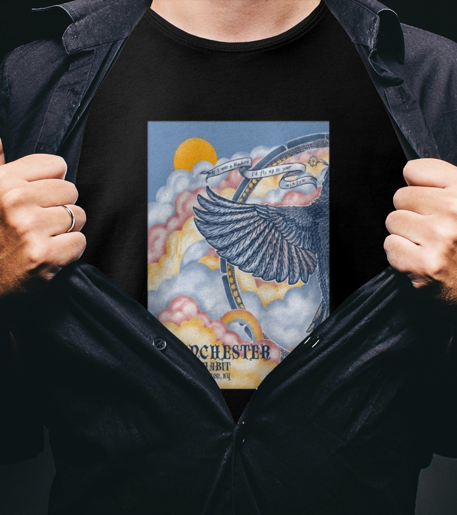 49 Winchester Sons Of Habit The Burl Lexington KY April 24 2026 Bird And Cloud T-Shirt