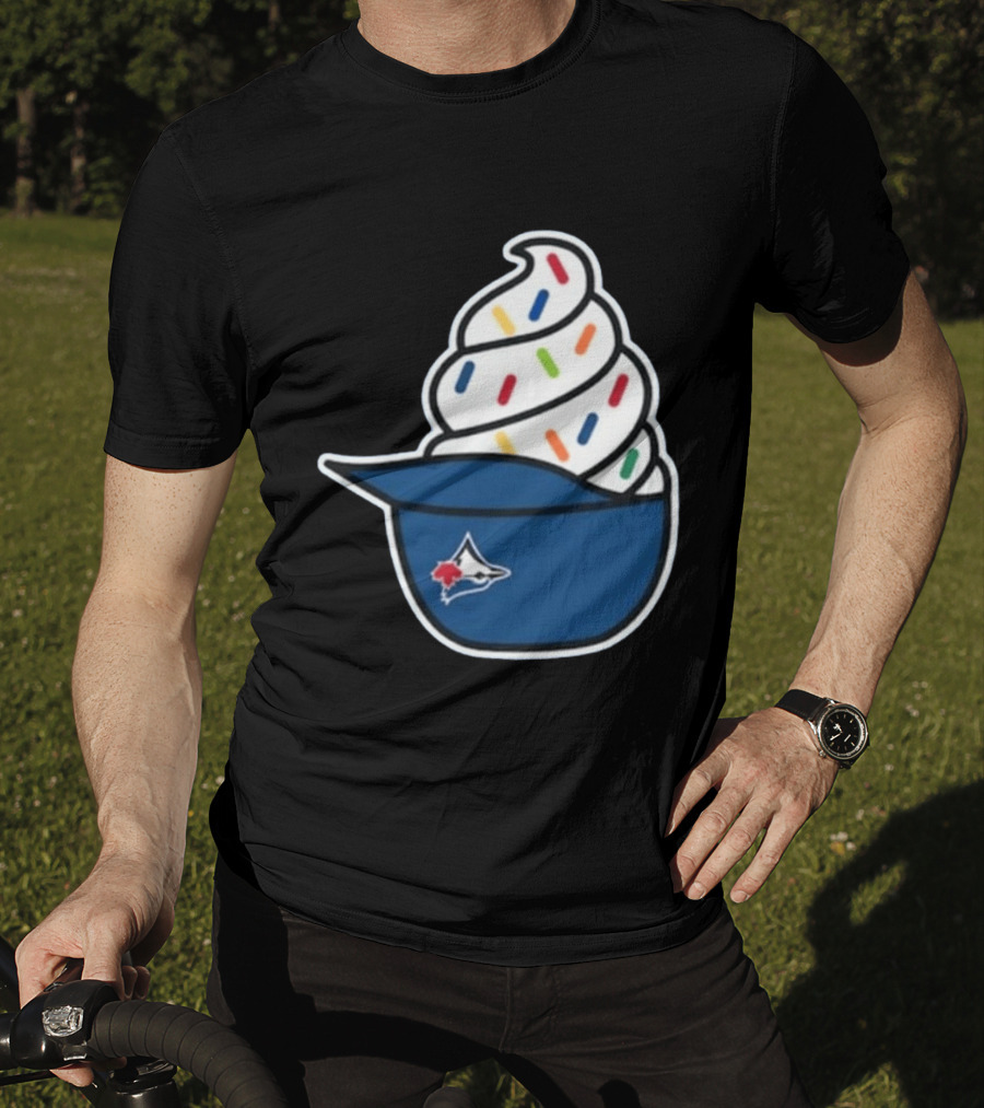 2026 Blue Jays Ice Cream Helmet Toronto Baseball Fan Cap Sundae T-Shirt