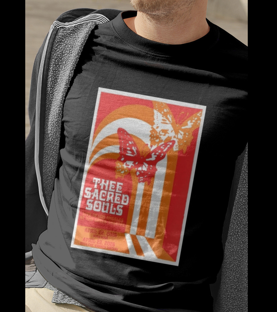 Thee Sacred Souls Live In Los Angeles At The Greek Theatre April 22 23 2026 With Rioghan Womack Sisters T-Shirt