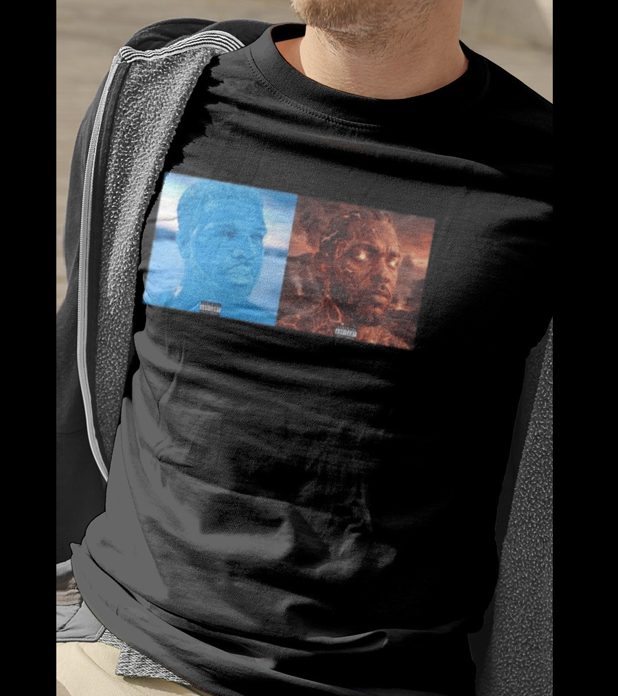 Drake Iceman Kendrick Lamar Fireman Album Cover Mashup T-Shirt