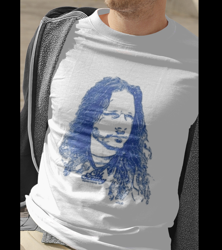 Cal Scruby Tdyk Blue Long Hair T-Shirt