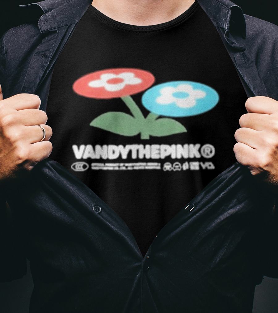 Vandy The Pink Two Flower Chromosome 00892HS Flowerbio T-Shirt