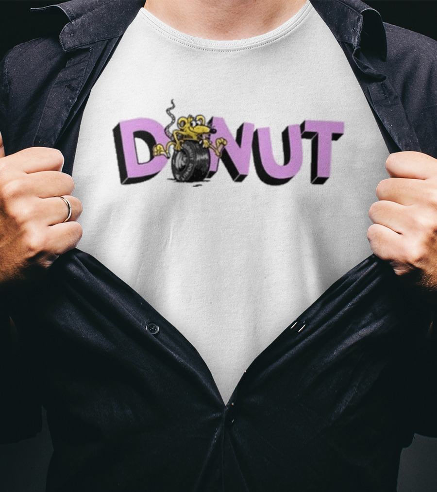 Donut Skrrrt The Rat Vintage Cartoon T-Shirt